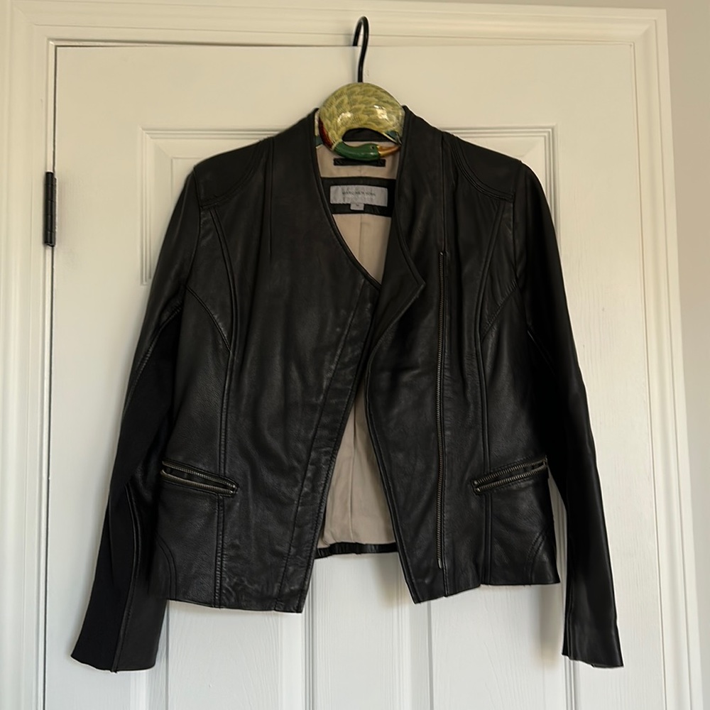 Marc new york moto leather jacket